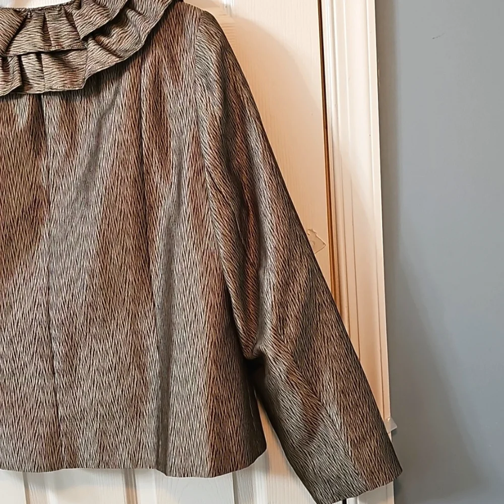 Nicolette Ruffled Blazer Jacket Elegant Wear Office Wear Career Minimalist - Picture 13 of 16